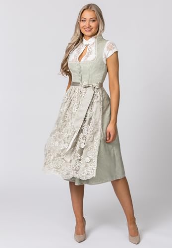stockerpoint-jane-damen-dirndl-salbei-jacquard-schalkragen image 8
