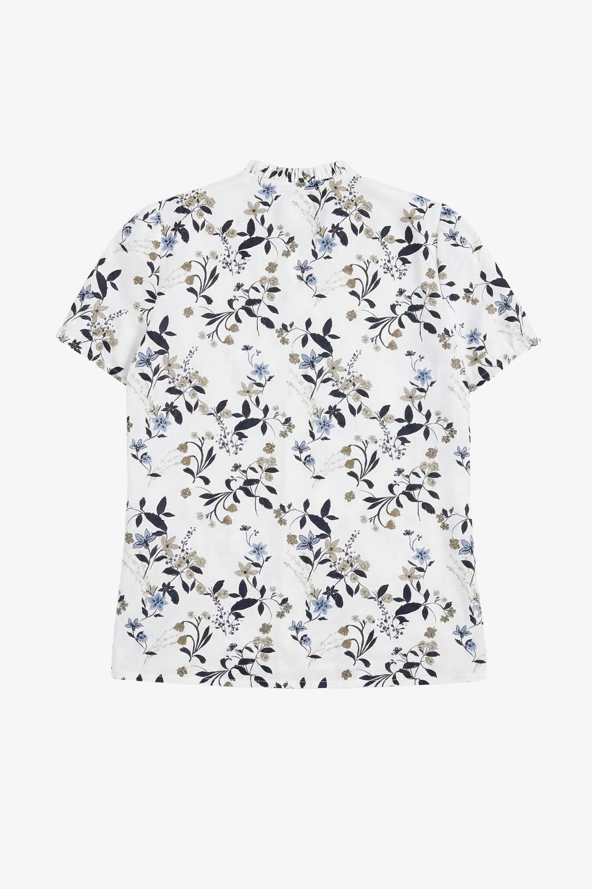 felicitas-damen-bluse-banu-viskose-bluse-mit-stehkragen-und-r-schen image 2