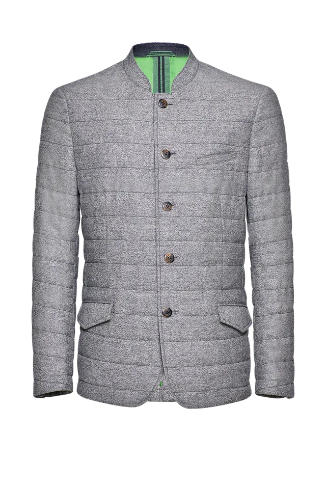 g-ssl-schladminger-steppjacke-herren-grau-schwarz-loden-seide image 1