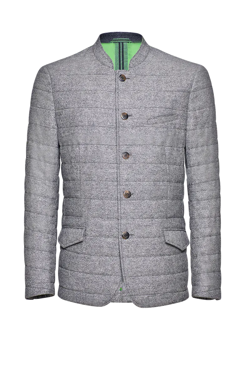 g-ssl-schladminger-steppjacke-herren-grau-schwarz-loden-seide image 1