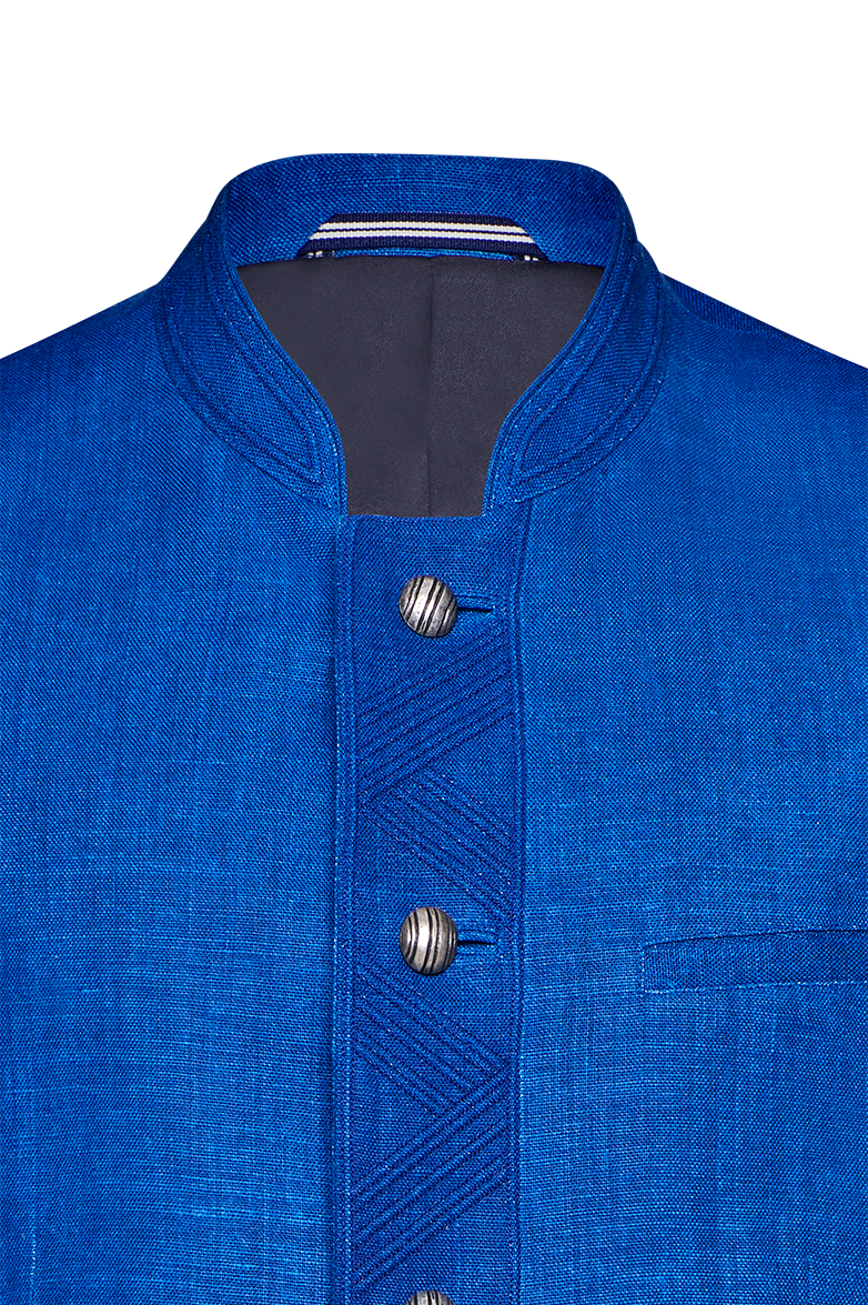 g-ssl-blaudruck-jacke-herren-leinenjacke-blau-mit-seidenfutter image 3