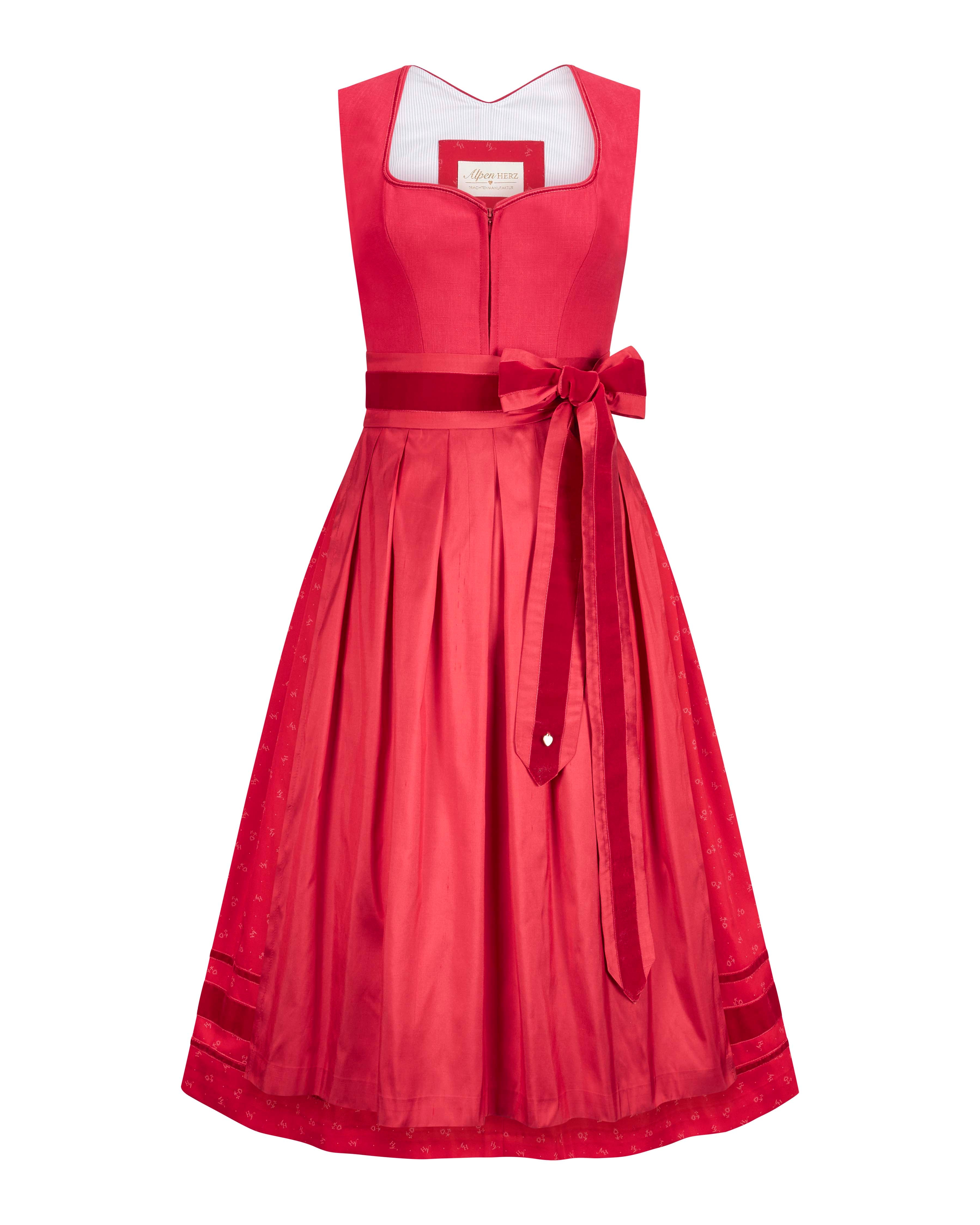 alpenherz-dirndl-marie-twin-rot-mit-fl-gel-und-puffarm-1-dirndl-3-looks image 4