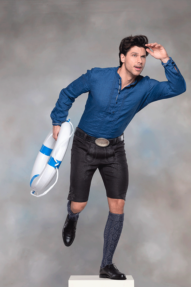g-ssl-echte-blaudruck-pfoad-herrenhemd-blau image 7