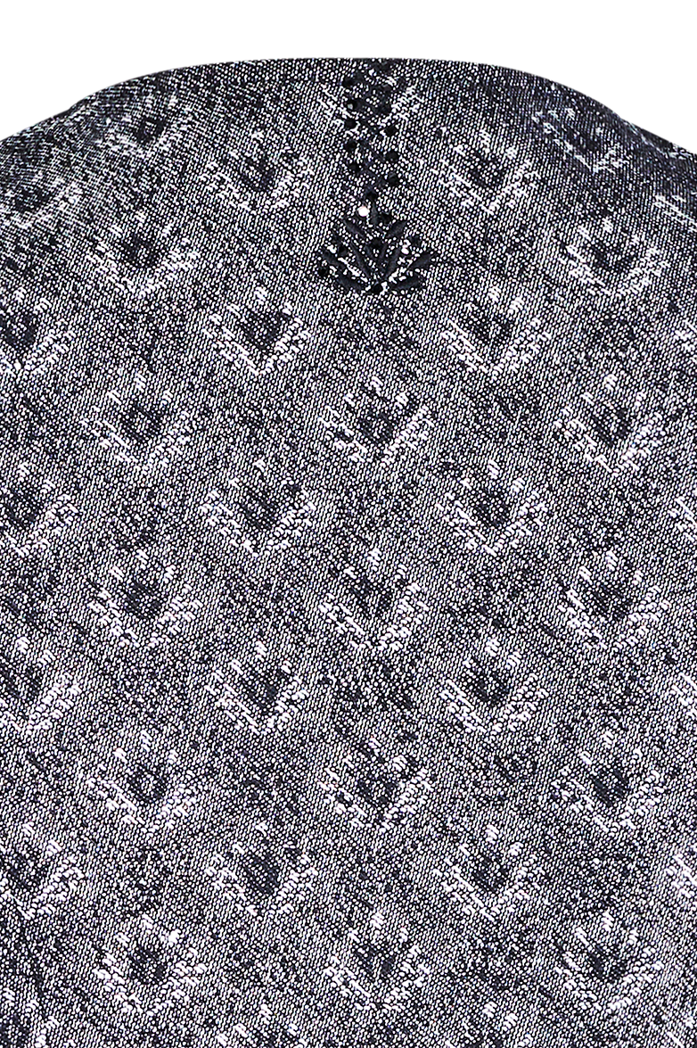 g-ssl-jacquard-jacke-baumwolle-leinen-grau-schwarz image 6