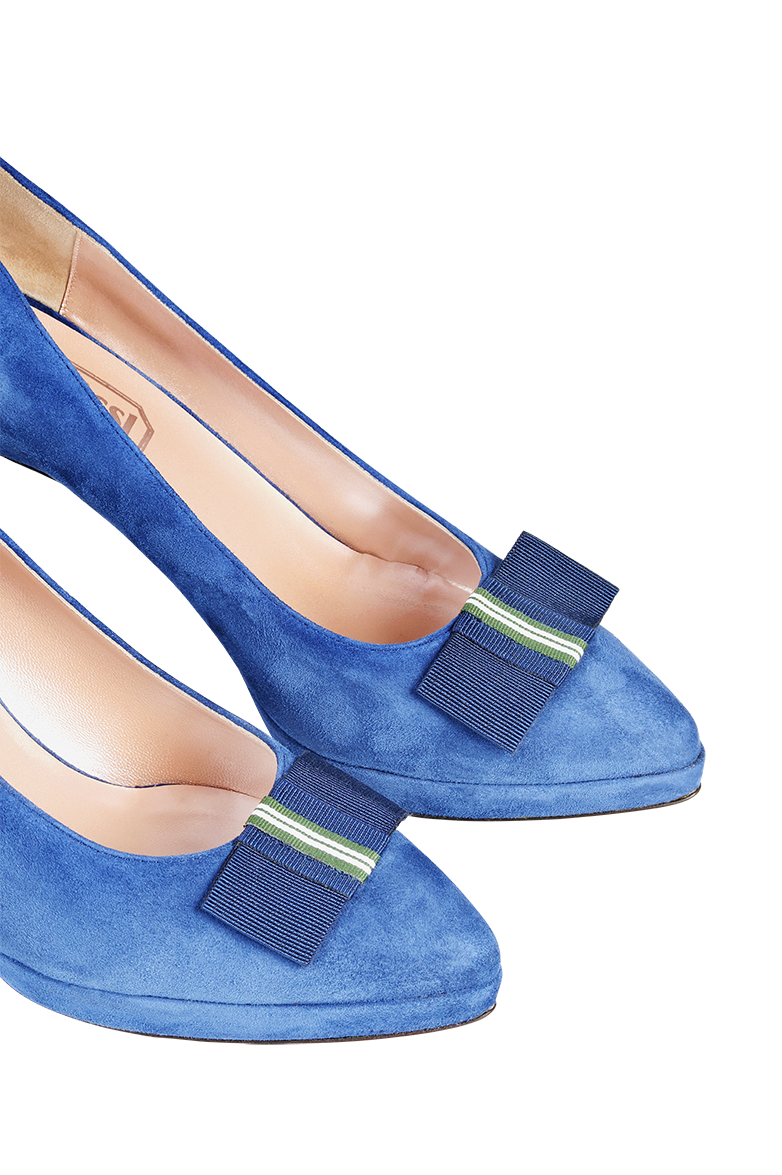 g-ssl-hoch-hinaus-high-heels-gr-n-veloursleder-mit-lampassenschleife image 3