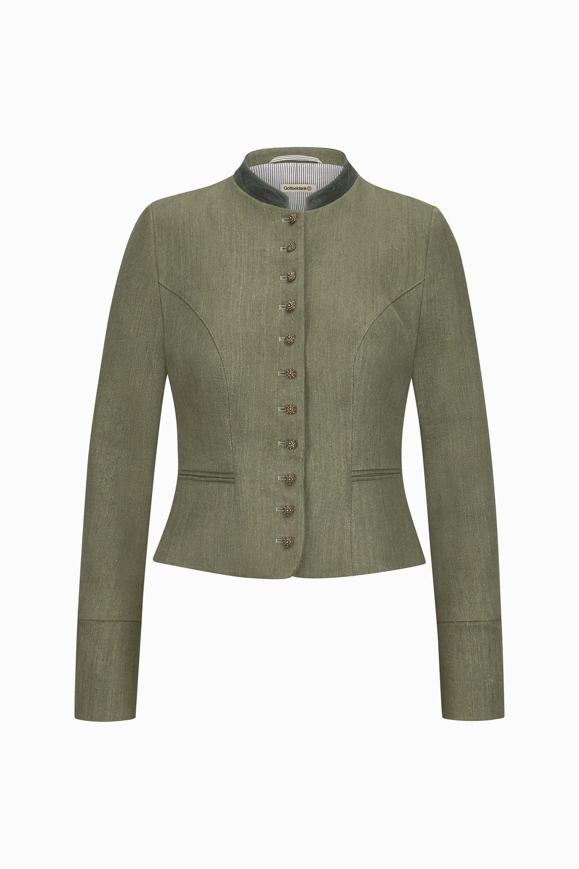 gottseidank-damenmiederjacke-barbara-mit-besticktem-stehkragen image 1