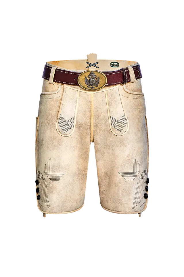 g-ssl-klare-linie-hirschlederhose-herren-gelb image 1