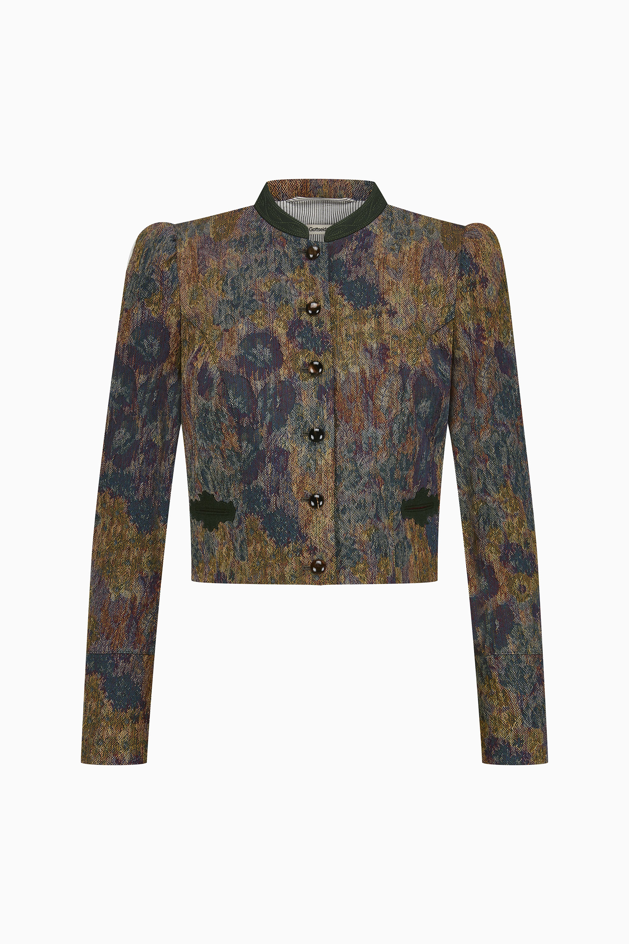 gottseidank-miederjacke-flora-mit-besticktem-stehkragen-aus-kontraststoff image 1