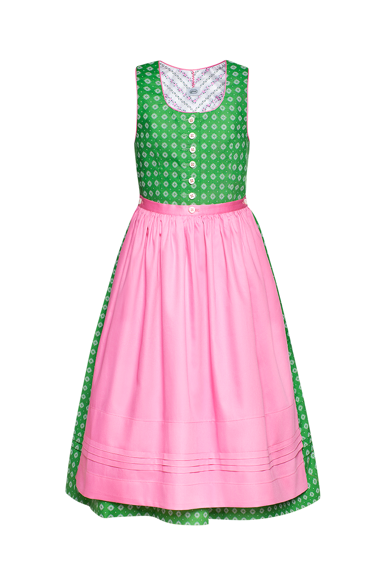 g-ssl-baumwolldirndl-kinder-kinderdirndl-gr-n-mit-sch-rze image 1