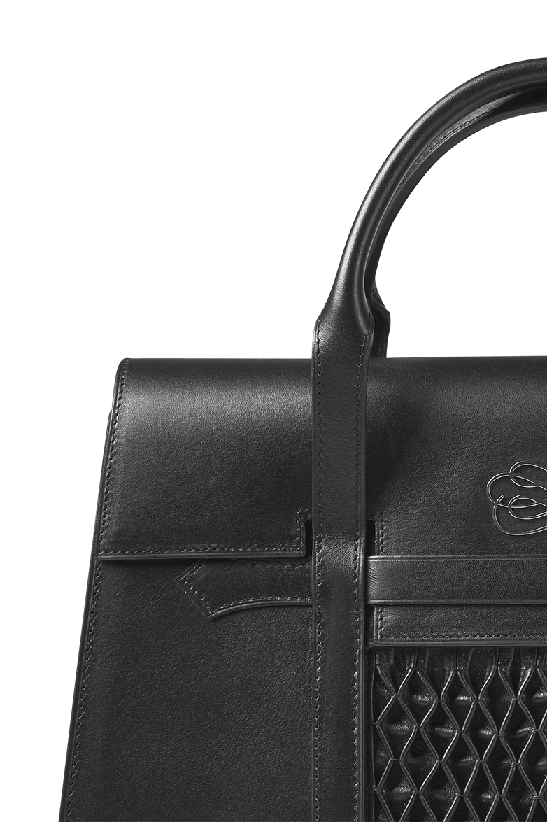 g-ssl-die-klassische-satchel-handtasche-glattleder-mit-smokarbeit image 4