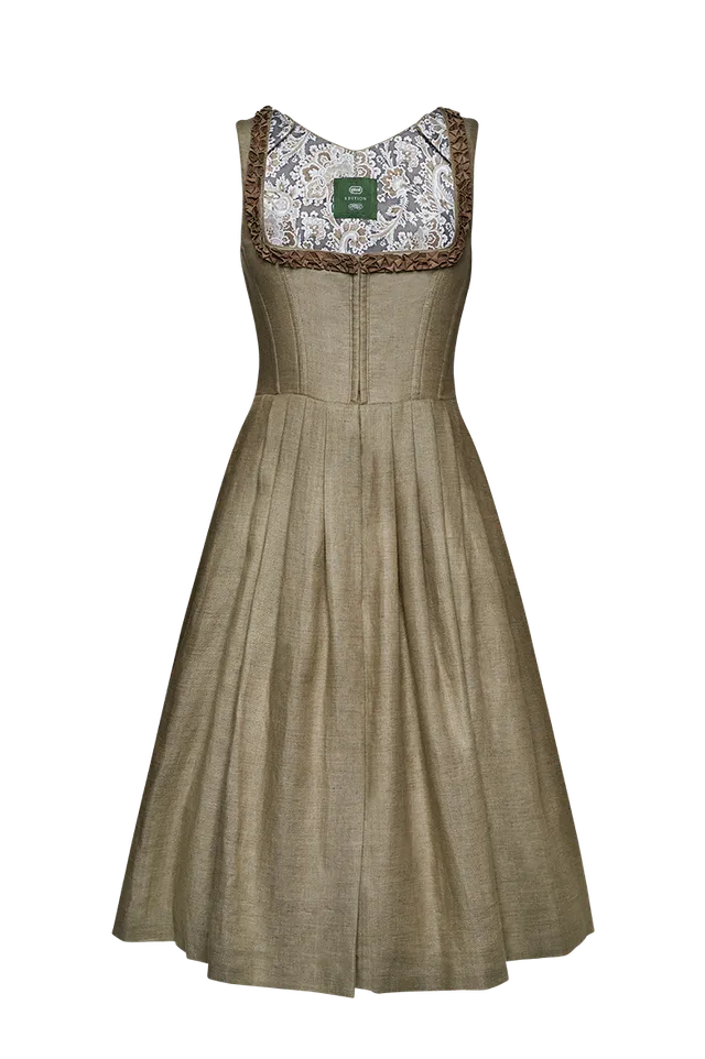 g-ssl-jagddirndl-mit-henndorfer-r-sche-70cm-leinen-hanf image 1