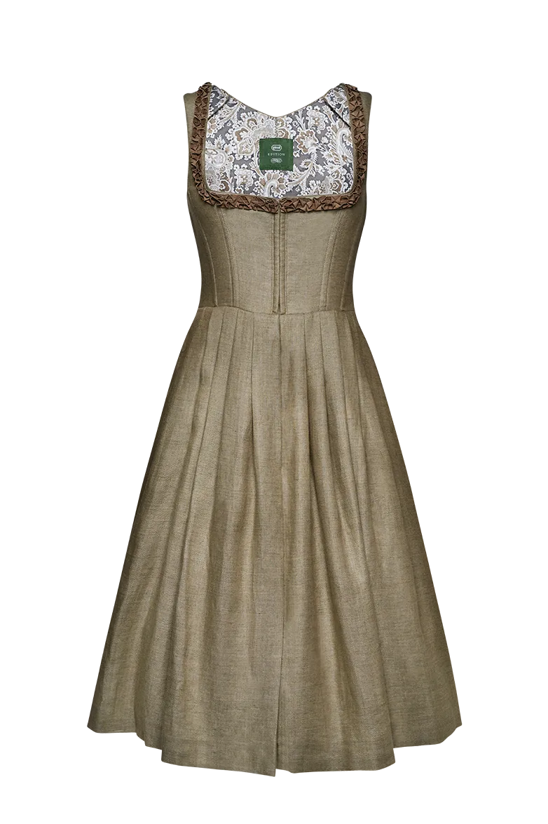g-ssl-jagddirndl-mit-henndorfer-r-sche-70cm-leinen-hanf image 1