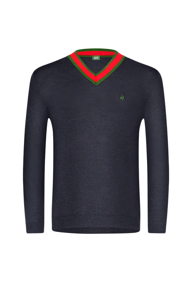 g-ssl-berchtesgadener-pullover-herren-aus-merino-schurwolle-grau-schwarz image 1