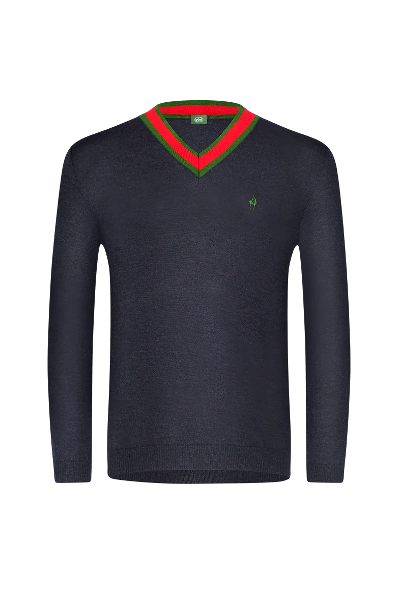 g-ssl-berchtesgadener-pullover-herren-aus-merino-schurwolle-grau-schwarz image 1