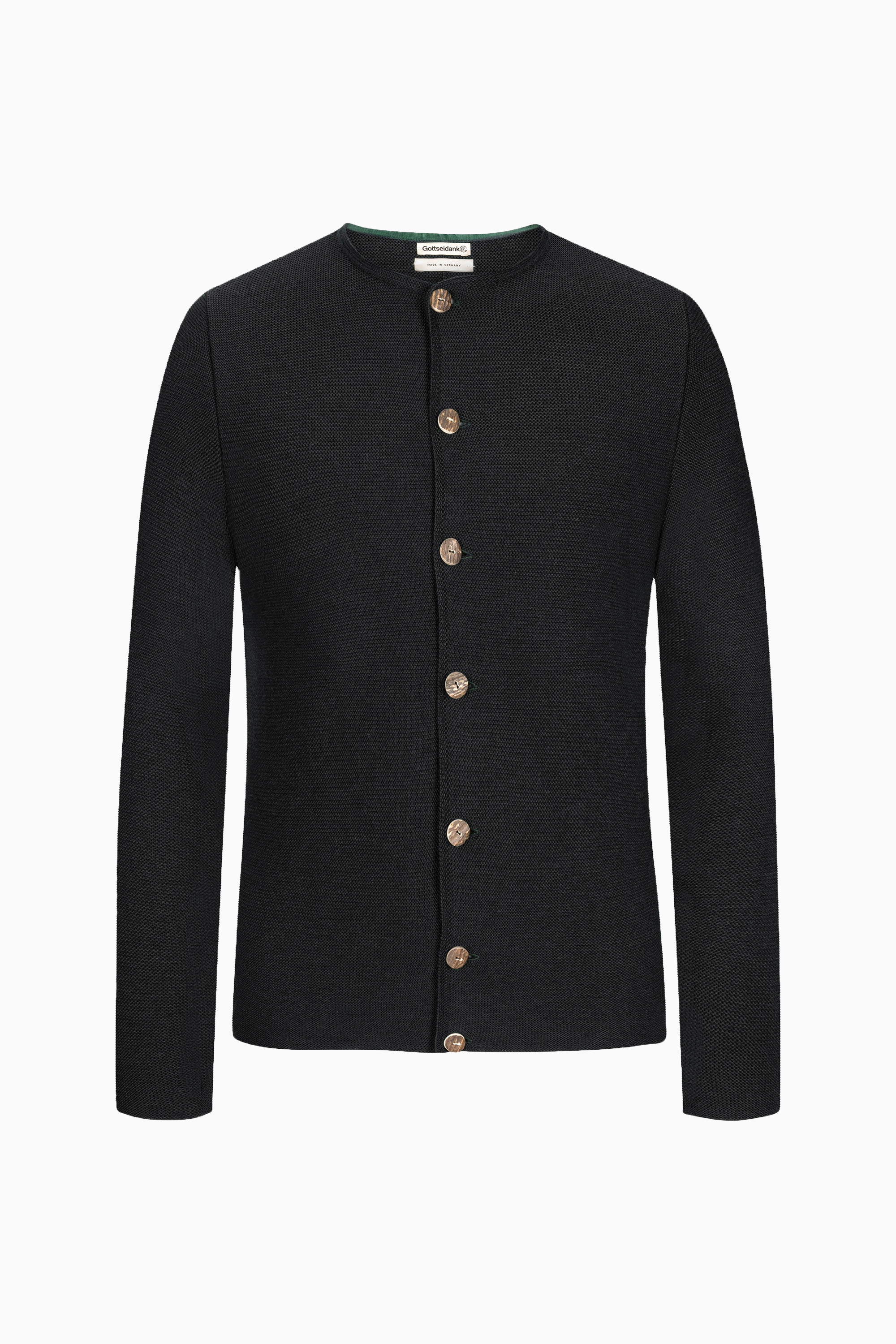 gottseidank-herrenstrickjacke-aloisius-uni-wollstrickjacke-2 image 1