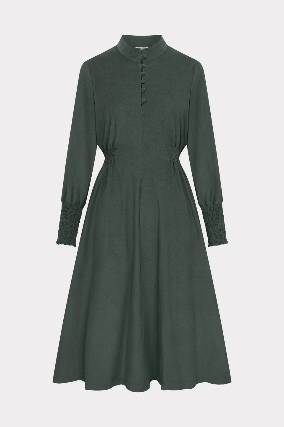 felicitas-kaylie-damen-flanellkleid-mit-smok-und-taschen image 1