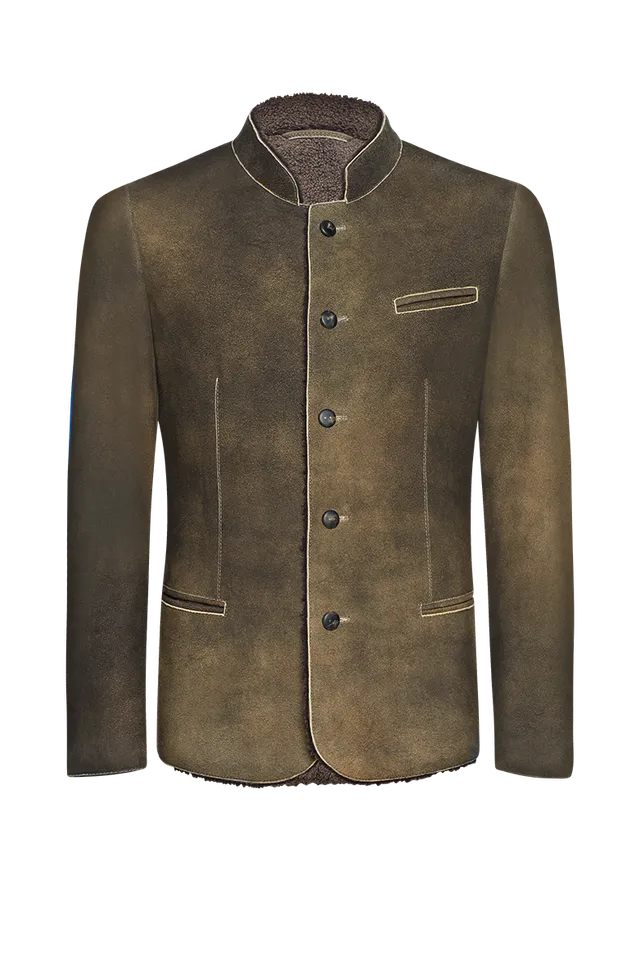 g-ssl-hirschlederjacke-herren-mit-lammfellfutter image 1
