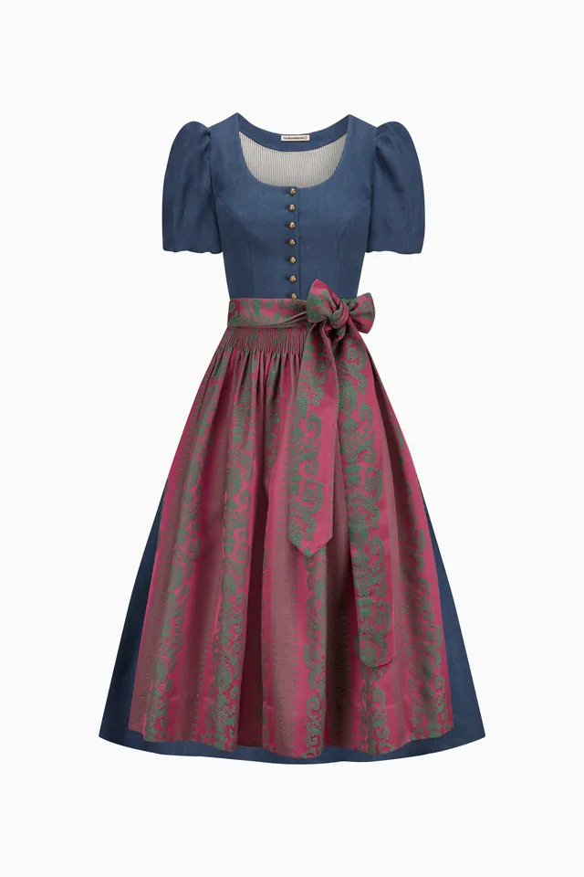 gottseidank-dirndl-margret-kurzer-puffarm-faltenrock image 1