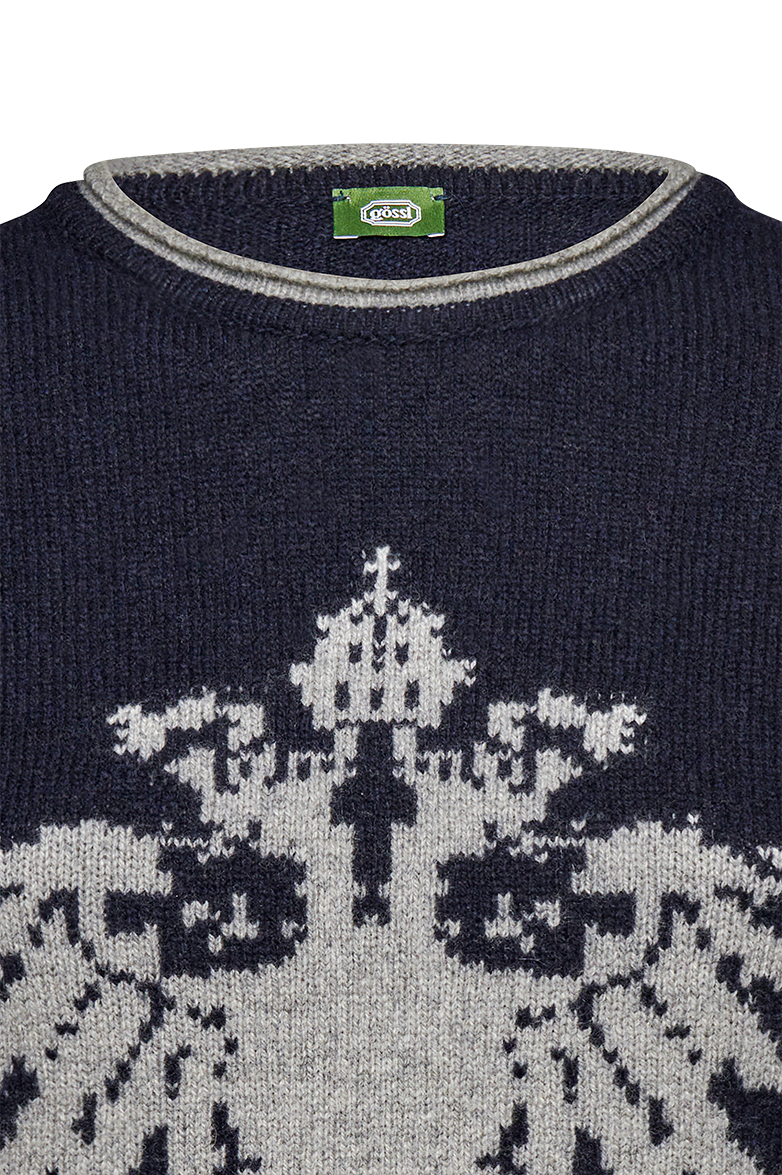 g-ssl-doppeladler-pullover-blau-aus-schurwolle-kaschmir image 3