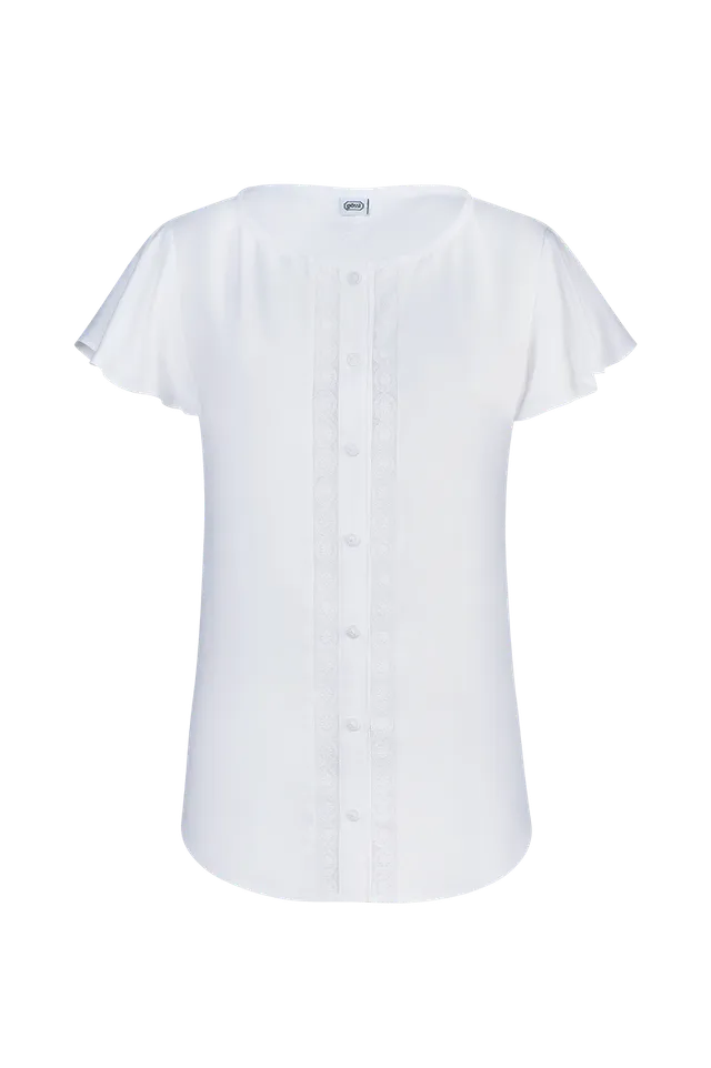 g-ssl-bluse-fein-ge-tzt-viskose-bluse-mit-tzspitze-u-boot-ausschnitt image 1