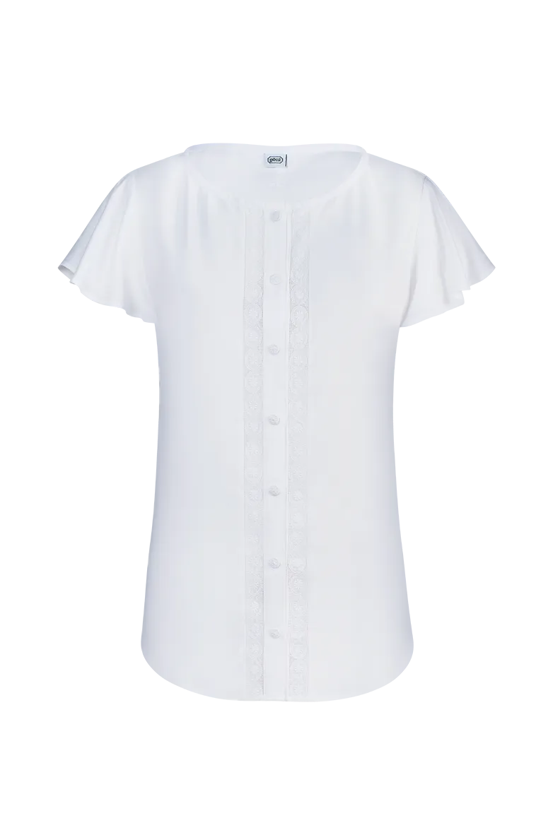 g-ssl-bluse-fein-ge-tzt-viskose-bluse-mit-tzspitze-u-boot-ausschnitt image 1
