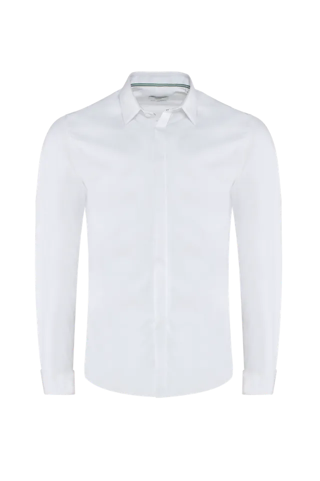 g-ssl-sein-gro-er-tag-hemd-herren-wei-baumwolle-doppelmanschette image 1