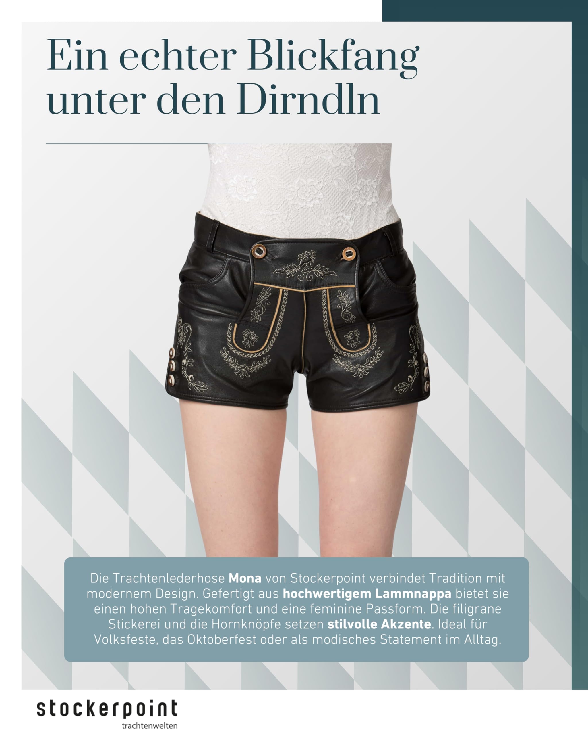 stockerpoint-trachtenlederhose-mona-damen-lederhose image 6
