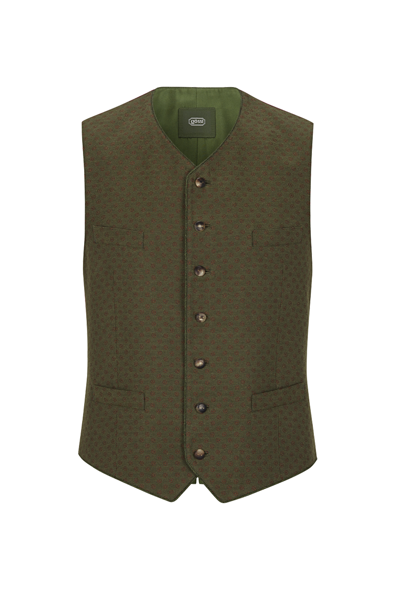 g-ssl-gilet-strohblumen-baumwoll-jacquard-gr-n-herren image 1