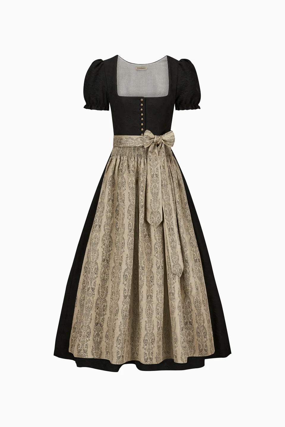 gottseidank-dirndl-elodie-dirndl-mit-geradem-ausschnitt-und-kurzem-puffarm image 1