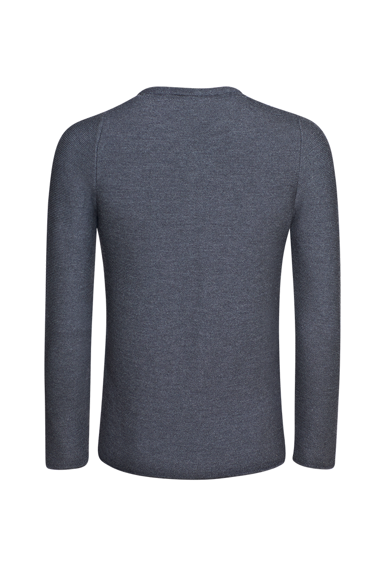 g-ssl-strickjacke-blau-schurwolle-links-links-mit-bein-kn-pfen image 2