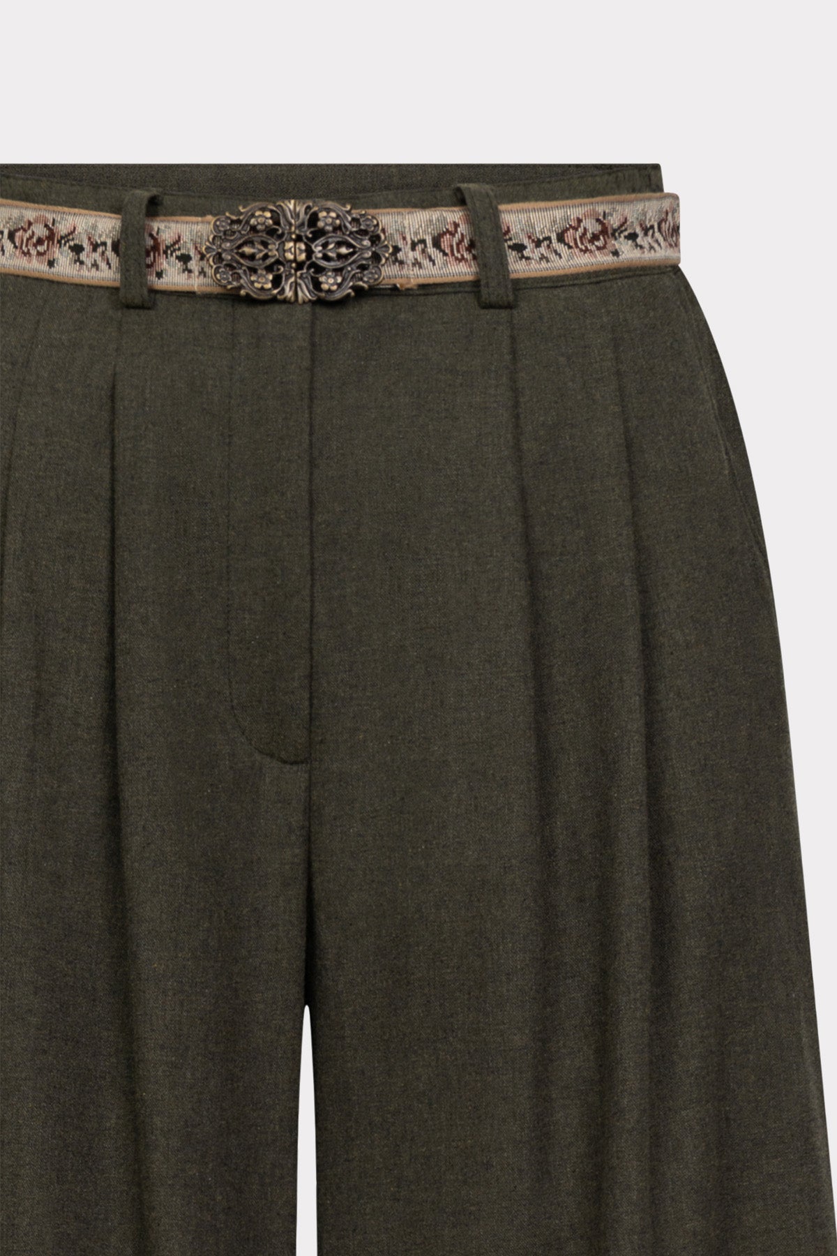 felicitas-damen-hosenrock-hollie-flanell-mit-borteng-rtel image 2