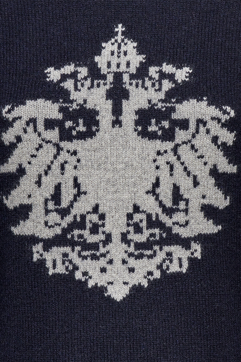 g-ssl-doppeladler-pullover-blau-aus-schurwolle-kaschmir image 4