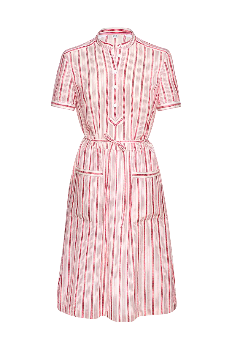 g-ssl-pfoadenkleid-herzerlstreif-natur-damen-kleid-baumwolle image 1