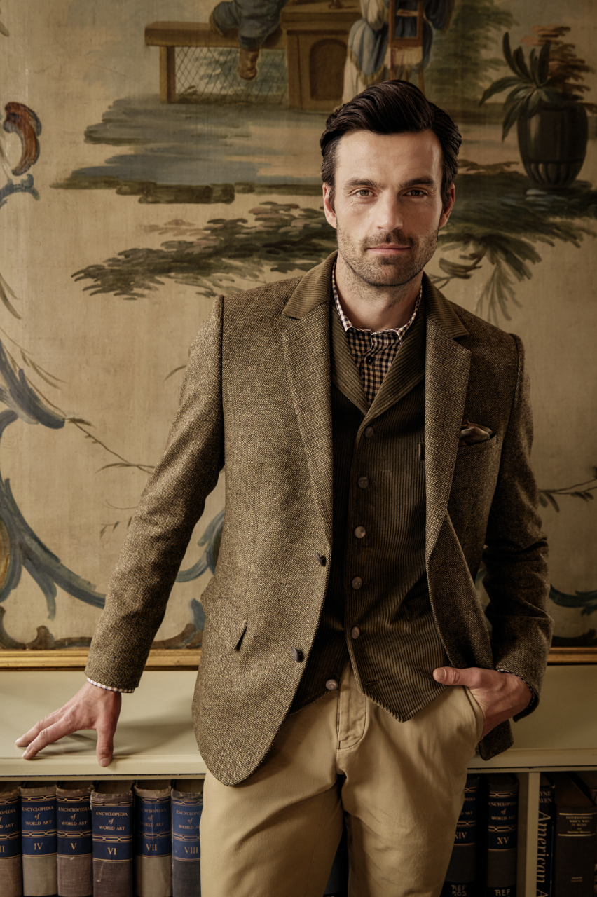 g-ssl-tweed-jacke-herren-revers-jacke-braun image 7