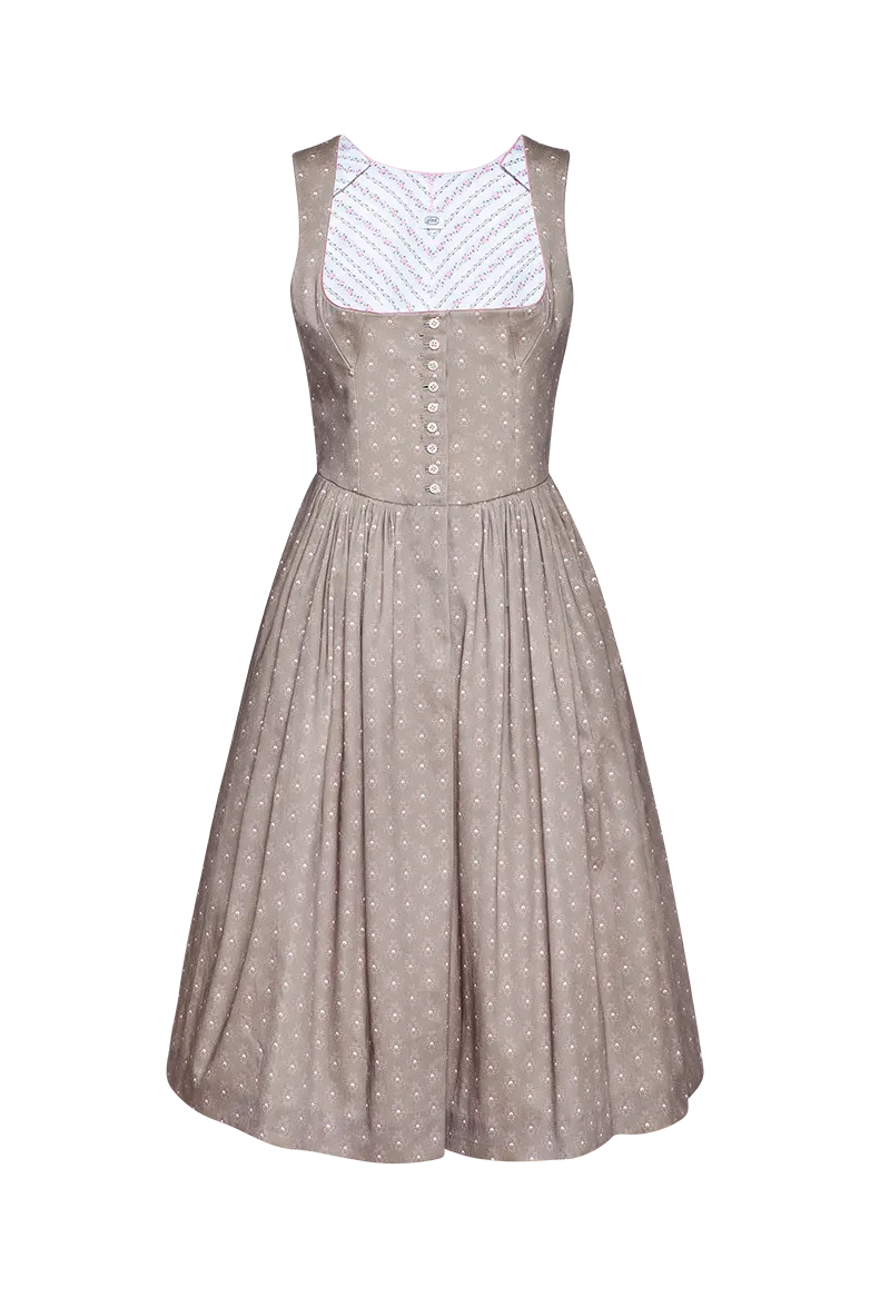 g-ssl-junges-dirndl-70-cm-braun-m-nchner-ausschnitt image 1