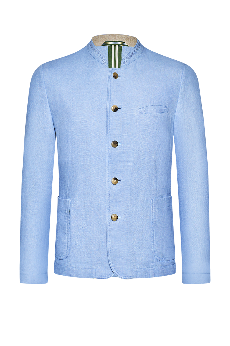 g-ssl-im-hochsommer-leinenjacke-herren-blau image 1