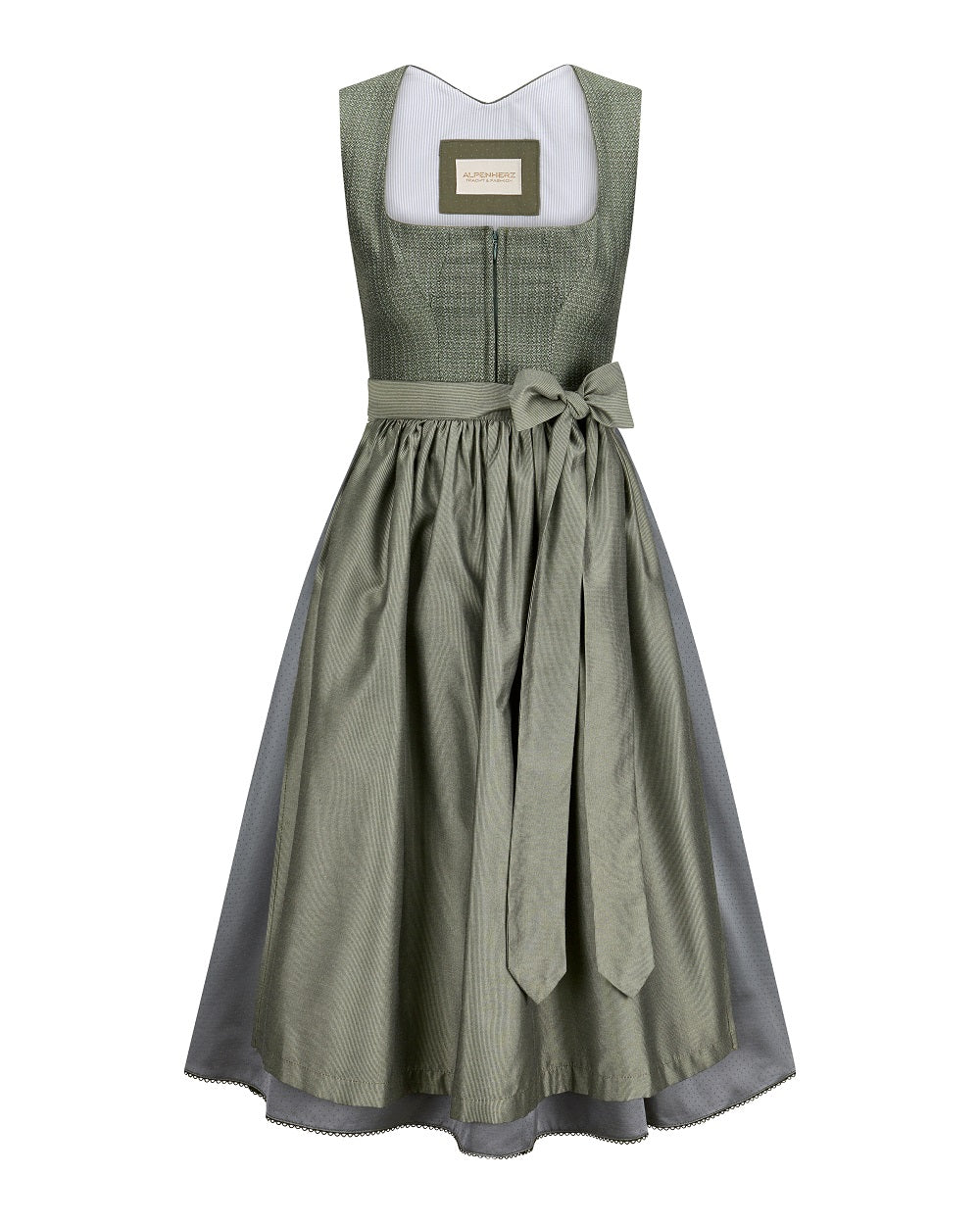 alpenherz-dirndl-greta-oliv-jacquard-dirndl image 1