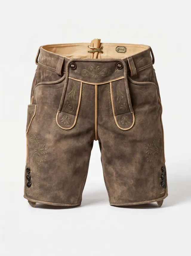 g-ssl-lederhose-bestickt-herren-ziegenleder-s-misch-gegerbt image 1