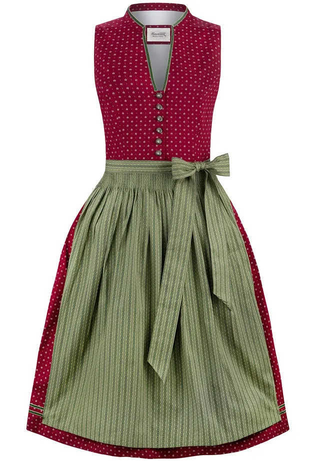 stockerpoint-bella-midi-dirndl-bordeaux-blumendruck-1er-pack image 1