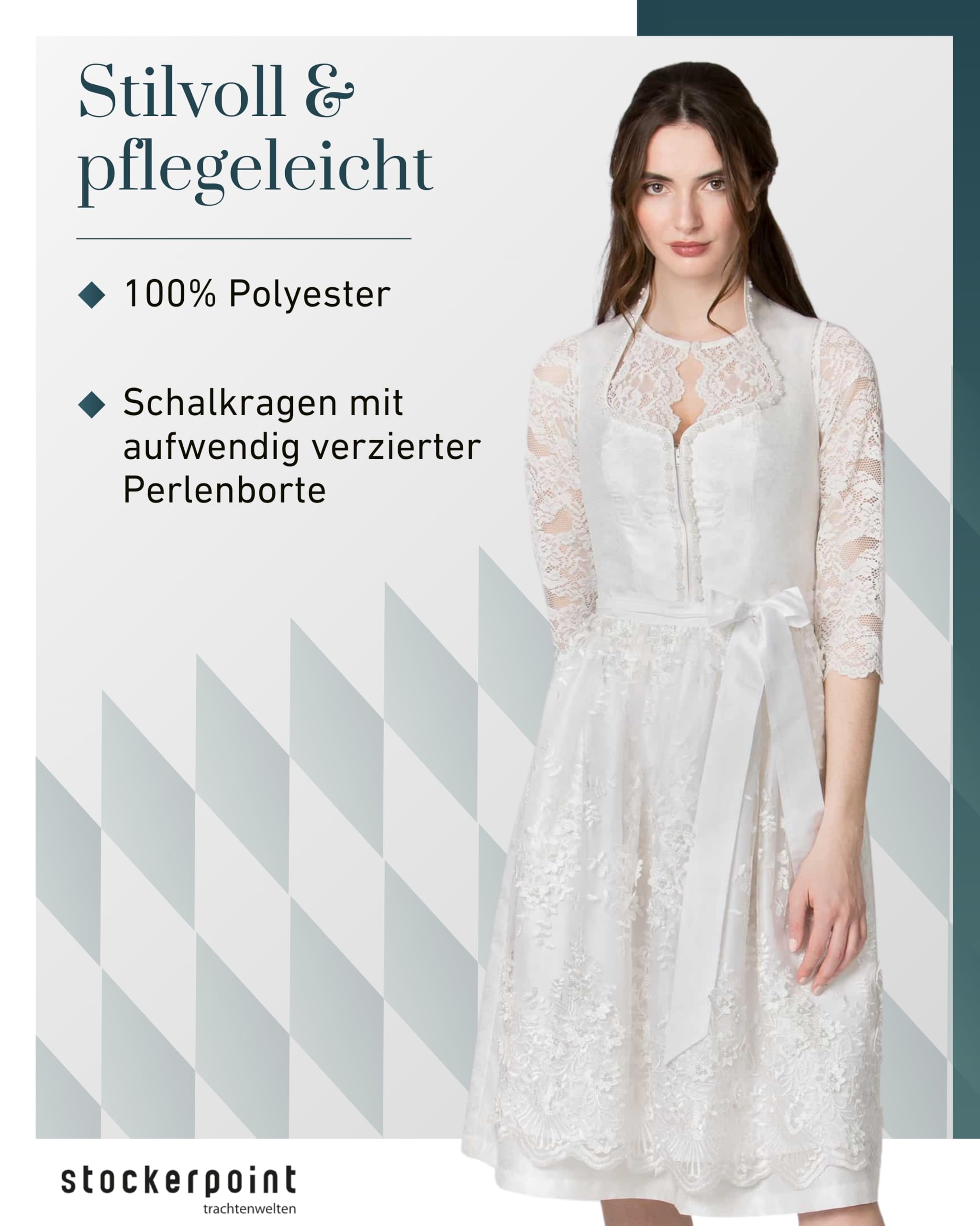 bergfeuer-damen-josefina-midi-dirndl-creme-mit-spitzensch-rze image 3