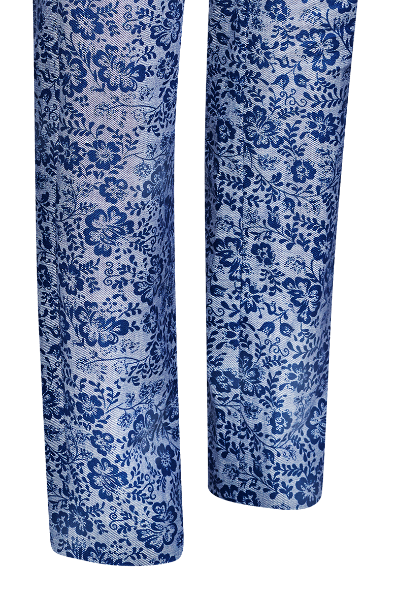 g-ssl-chino-hose-mit-modelmuster-damen-blau-stretch image 4