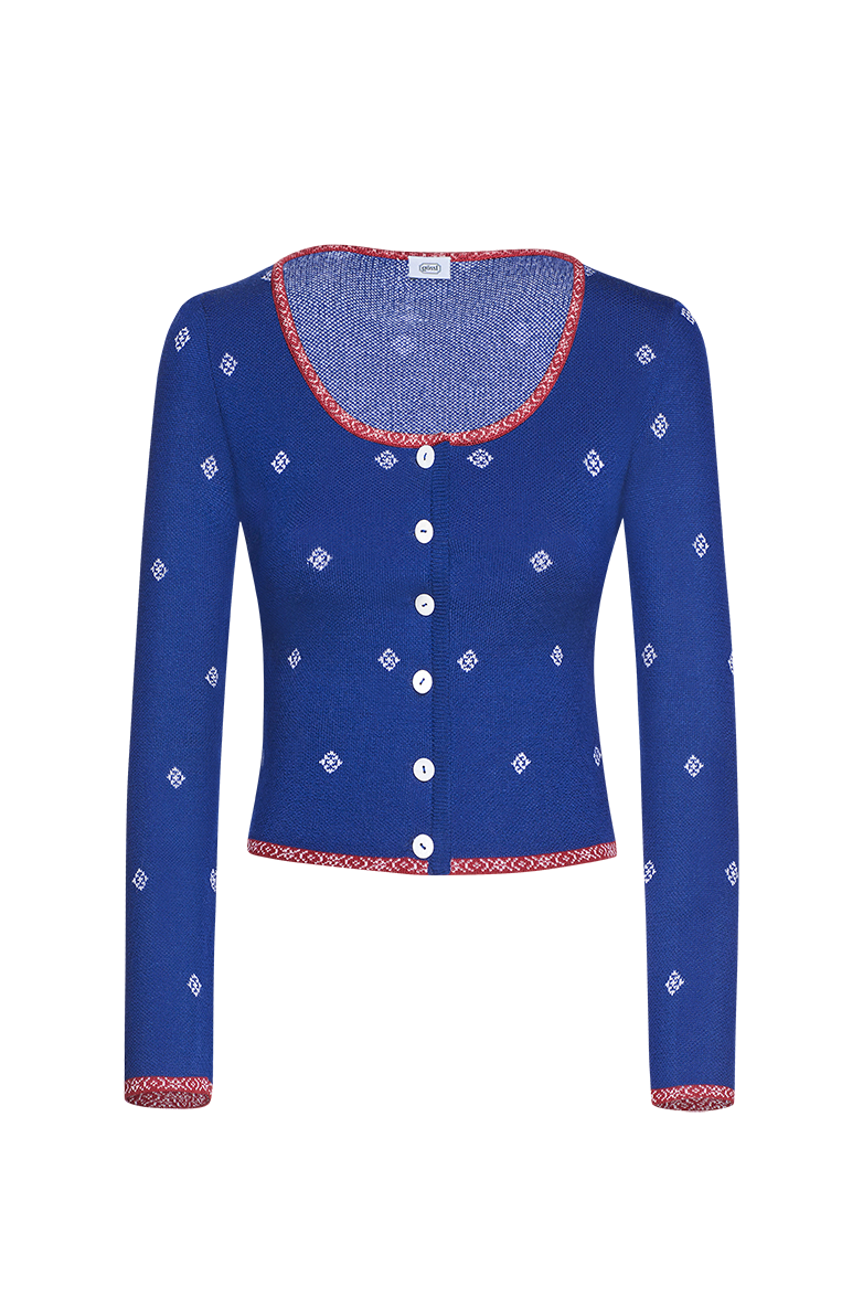 g-ssl-kurze-dirndl-jacke-schurwolle-jacquard-blau image 1
