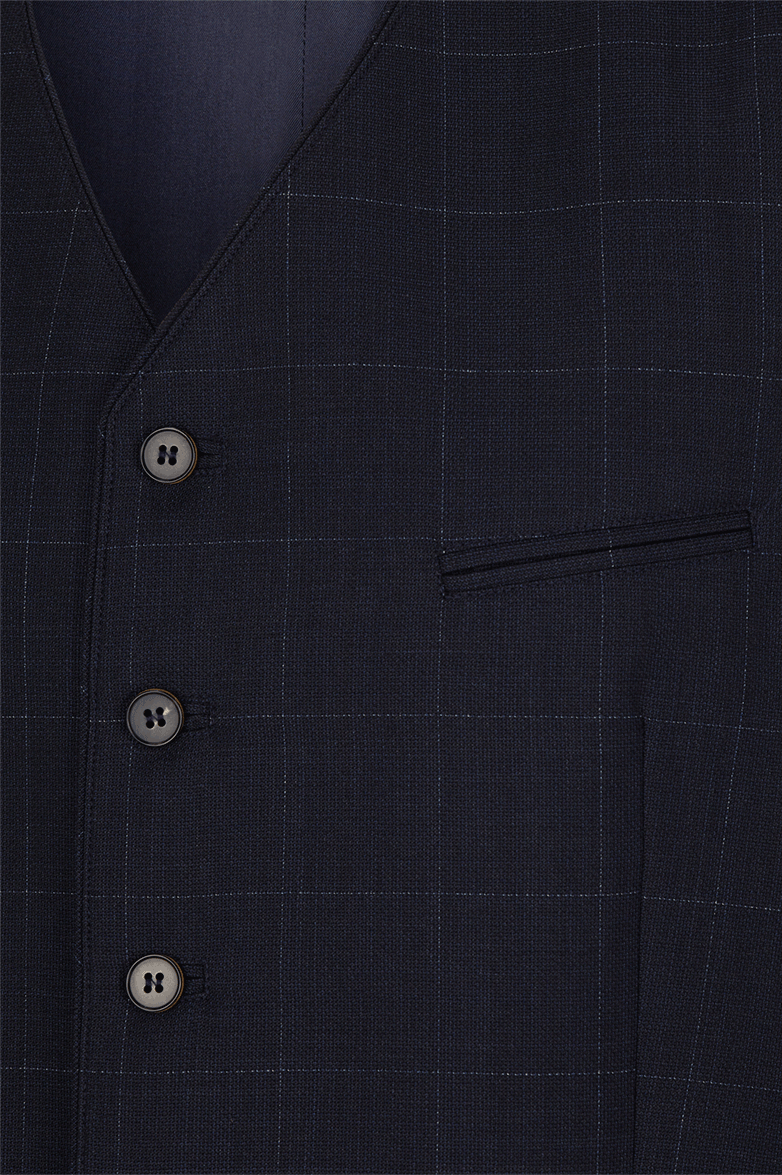 g-ssl-am-firmament-business-gilet-herren-blau-wolle-seide image 4
