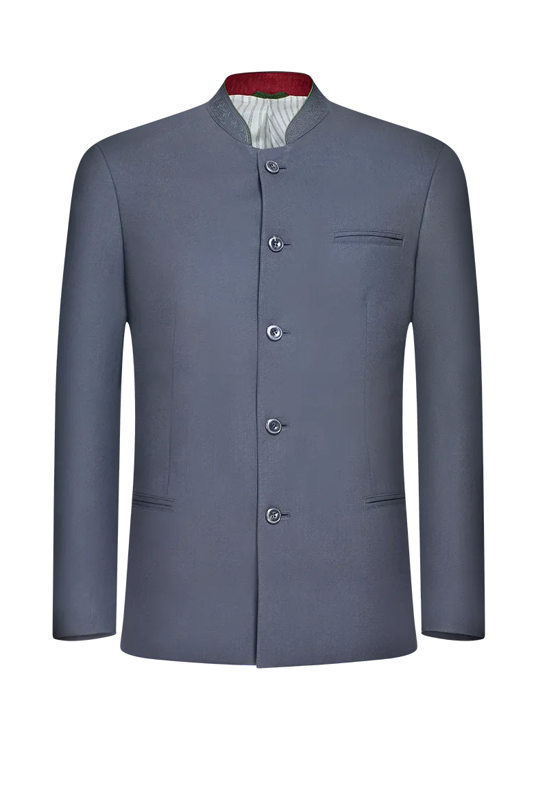 g-ssl-klassische-jacke-mit-ornamentstickerei-stehkragenjacke-wollfresko image 1