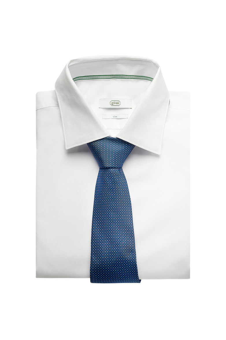 g-ssl-kontrapunkt-herren-krawatte-seidentwill-blau image 2
