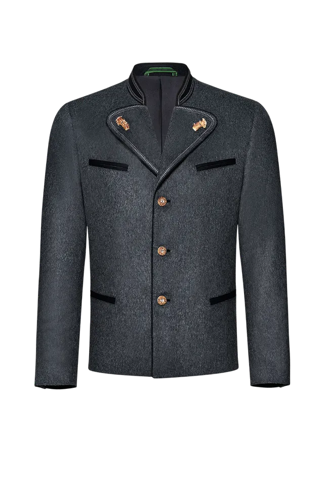 g-ssl-joppe-mit-stickerei-und-rehrosen-herren-loden-grau-schwarz image 1