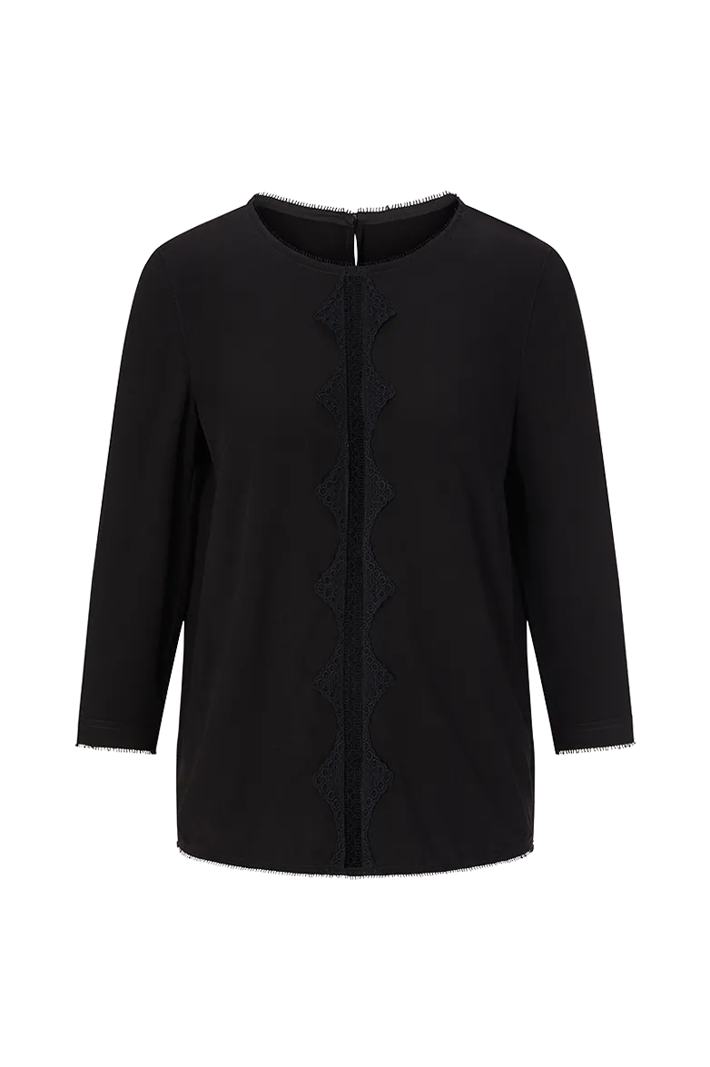 g-ssl-maientraum-blusentop-damen-viskose-top-grau-schwarz image 1