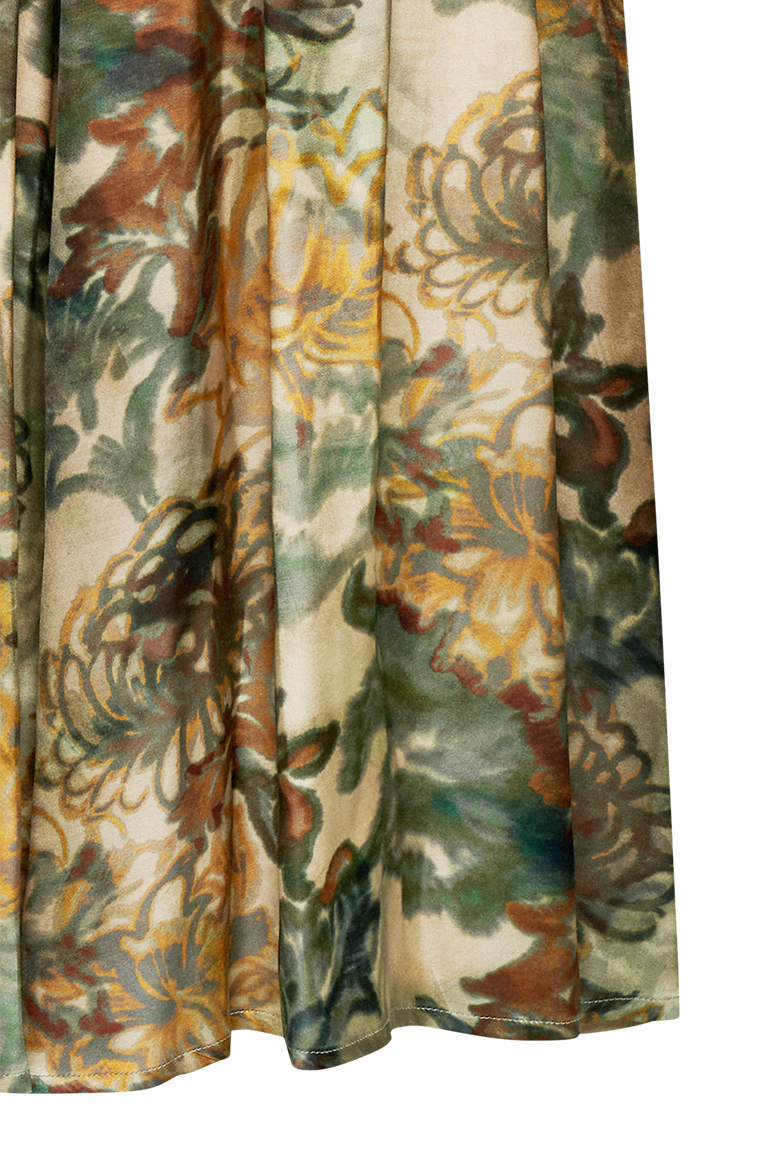 g-ssl-luftiges-jagdkleid-damen-viskose-kleid-gr-n-mit-jagdprint image 5