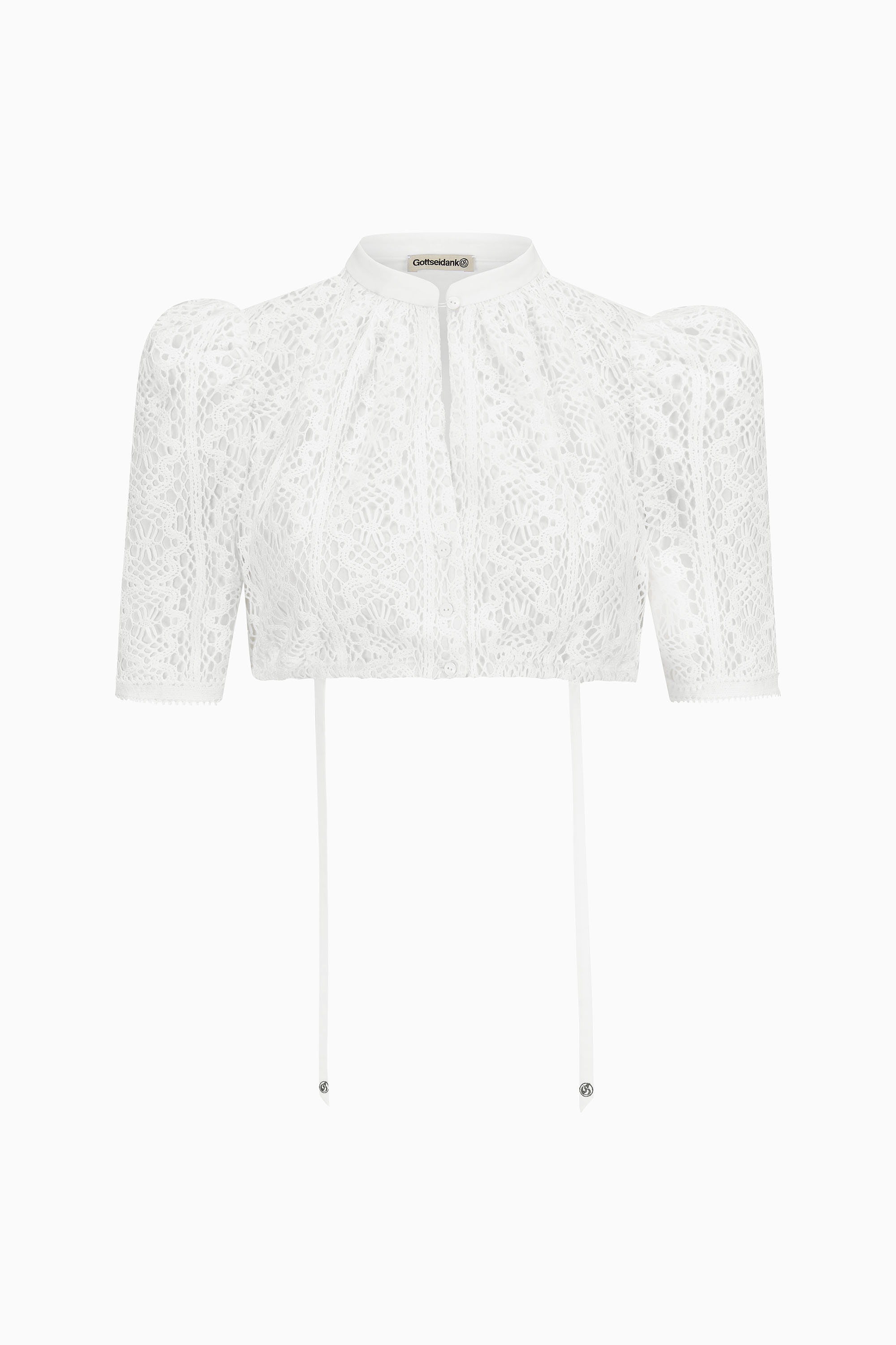 gottseidank-dirndlbluse-mava-bluse-mit-stehkragen-und-halblangem-puffarm image 1
