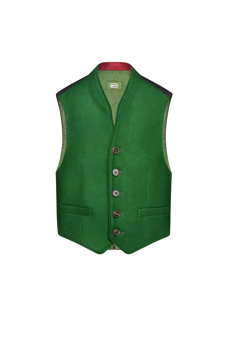 g-ssl-buben-gilet-strichloden-gilet-gr-n-mit-hornkn-pfen image 1